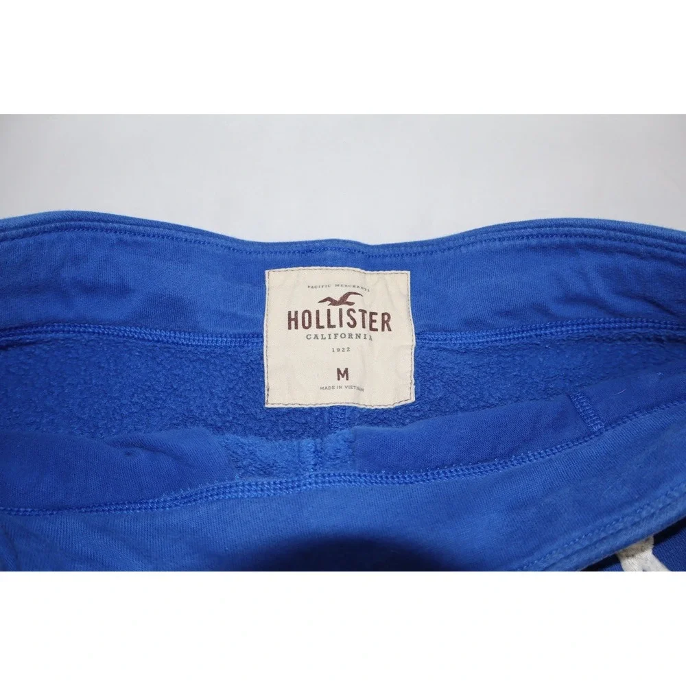 Hollister Shorts Men's Medium Royal Blue Fleece Shorts